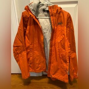 REI Orange Women’s Rain Jacket